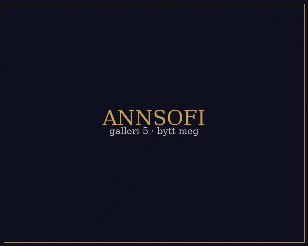Annsofi portrett